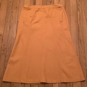 New Creations mustard Yellow skirt